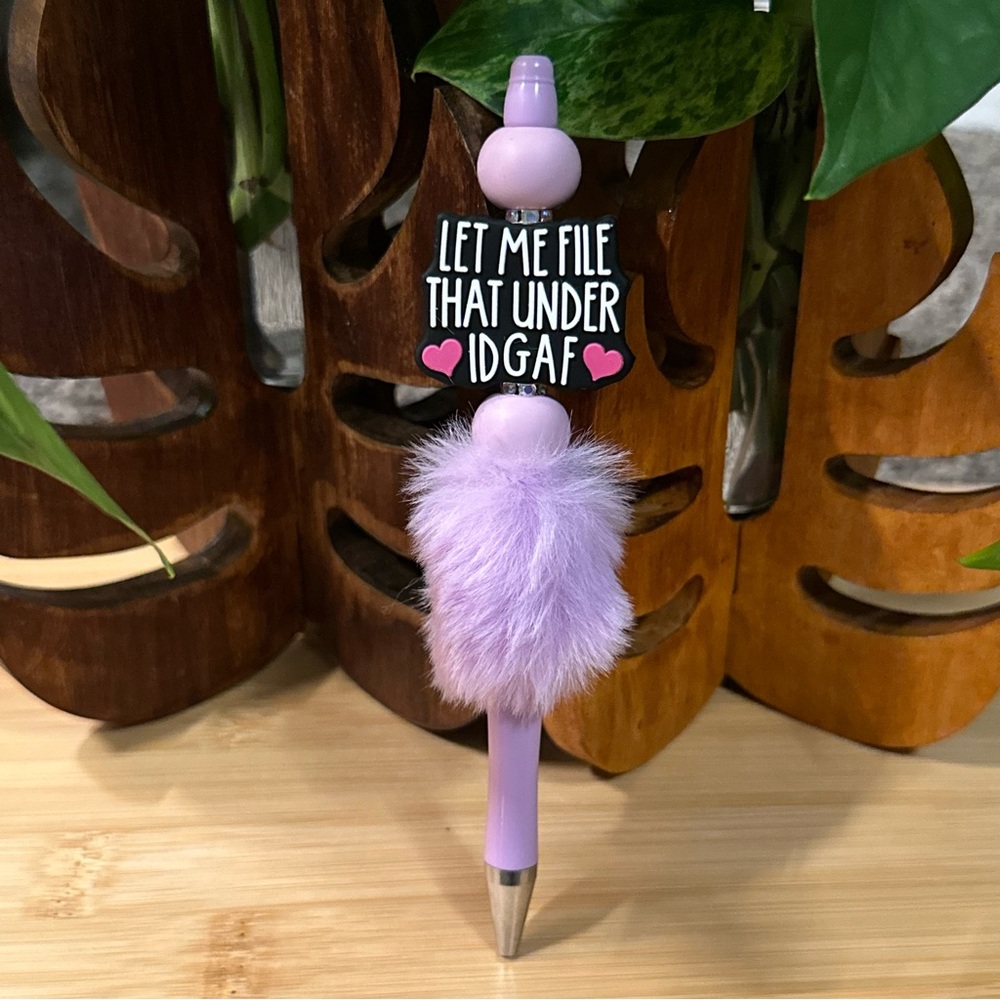 Sassy‎ Beaded Pen 💁‍♀️ Handmade with Attitude + Bonus Refill